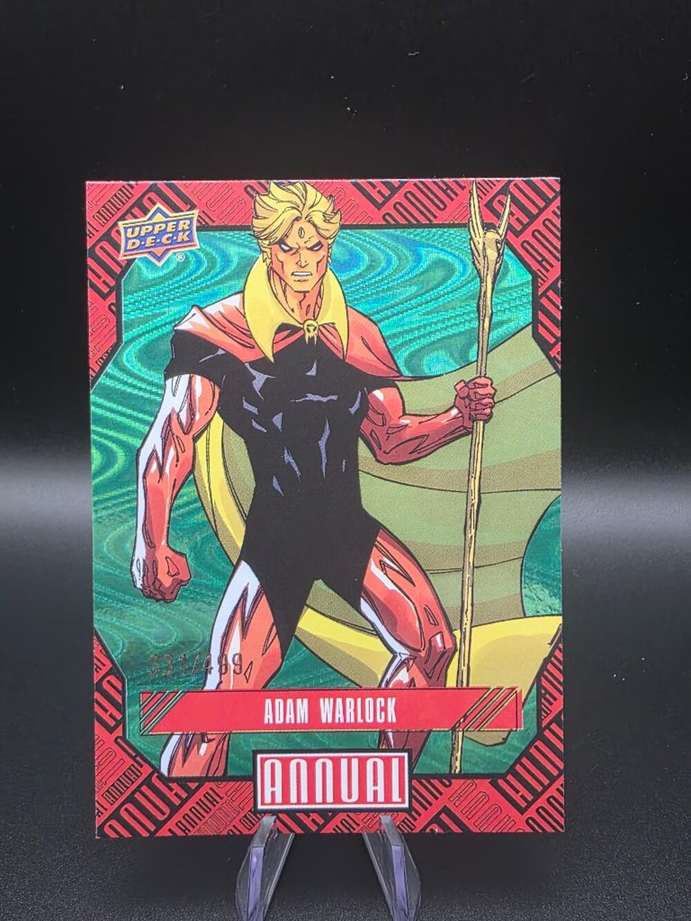 Adam Warlock 2023-24 Upper Deck Marvel Annual Gold Linearity 18/88